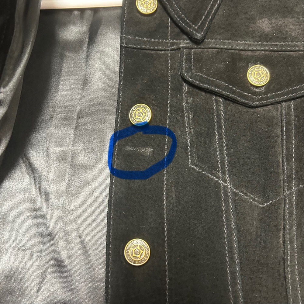 For Joseph Black Lined 100% Suede Leather Basic Jacket Women’s Size M - Picture 10 of 16